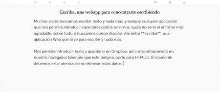 Escriba, una webapp para concentrarte escribiendo