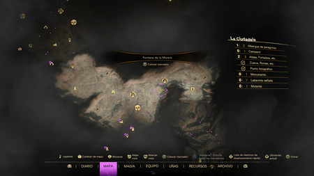 Forspoken mapa hechizo ritmo