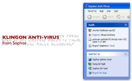 Sophos lanza su antivirus en Klingon