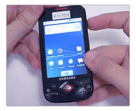 Samsung i5700 Galaxy Spica se deja ver en vídeo