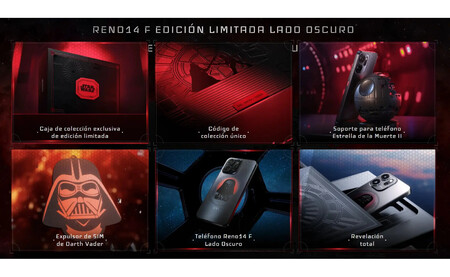 Oppo Reno14 F Star Wars Dark Side