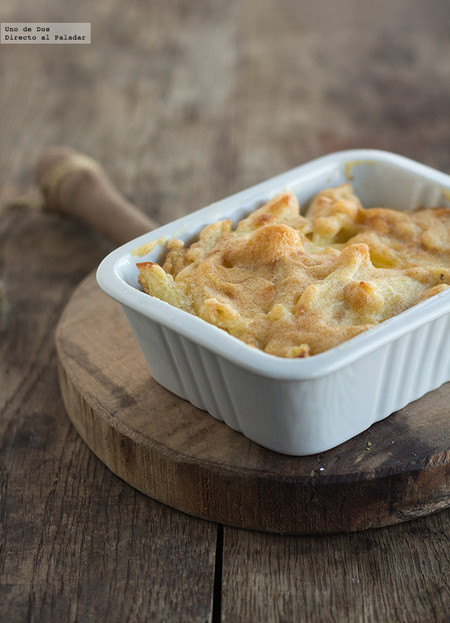 Macarrones con mayonesa al horno. Receta