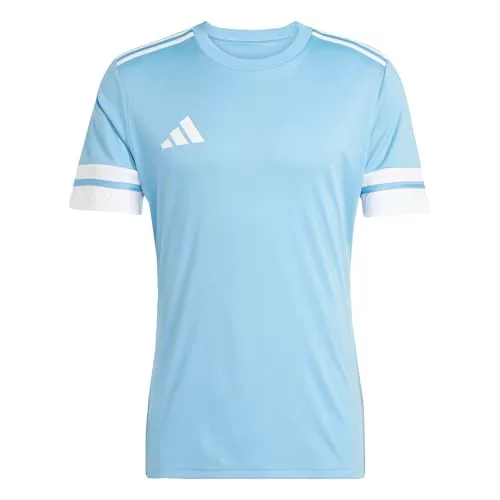 adidas Hombre SQUADRA25 Jersey Short Sleeve, Team Light Blue/White, M