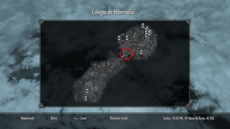 Skyrim Unirse Colegio Hibernalia Gremio Magos