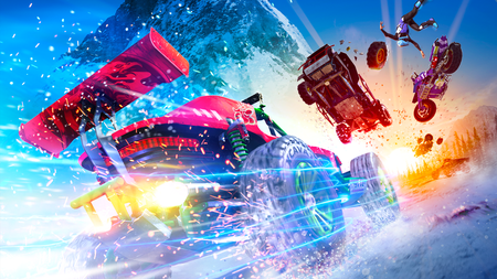 Hemos jugado a ONRUSH, caos y destrucción al volante en estado puro