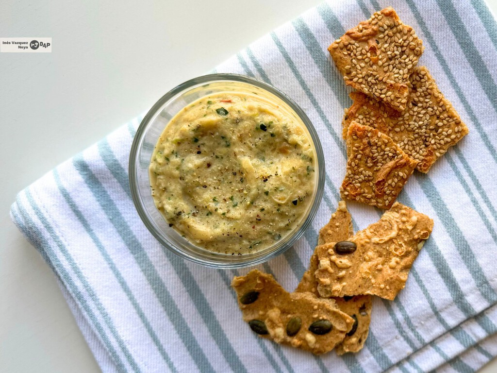 Paté de calabacín y cebolla, receta súper fácil para un untable vegetal tan rico como saludable