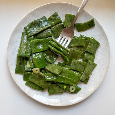 Judías verdes rehogadas, una combinación fácil y rápida que sabe muy bien