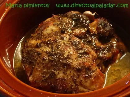 Receta de cabezada de cerdo confitada en aceite de oliva