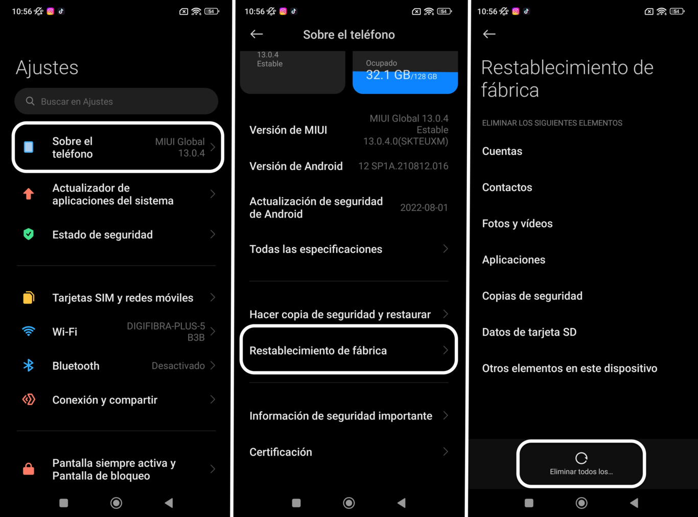 Cómo restaurar los valores de fábrica de tu móvil Xiaomi sin perder la ...