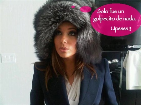 Ya de que te choquen el coche, al menos que lo haga Eva Longoria