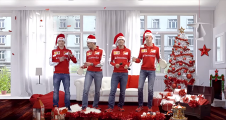 Ferrari nos desea feliz navidad en este video incluyendo al siempre agradable Kimmi Raikkonen