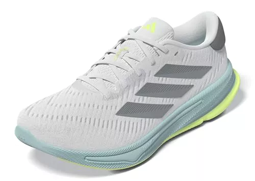 adidas Supernova Ease M, Zapatillas para Correr Hombre, FTWR White/Grey Three/Semi Flash Aqua, 45 1/3 EU