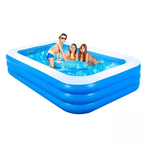 GALAXYER Piscina Hinchable Familiar de 3 Anillos para niños pequeños y Adultos