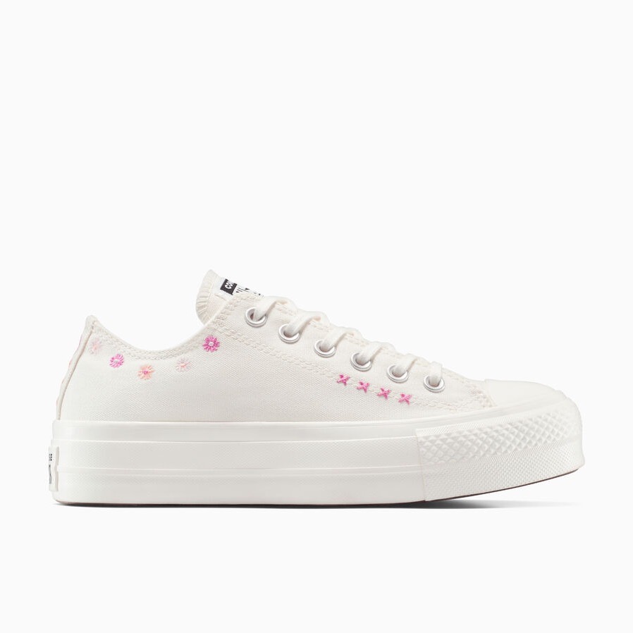 Zapatillas Chuck Taylor All Star Lift Floral Embroidery Low Top 