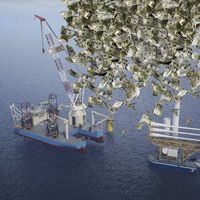 Fabricaron una monumental máquina de 475 millones que monta aerogeneradores en el mar y que se ha quedado a verlas venir. Nadie la quiere, y puede que Trump tenga algo que ver