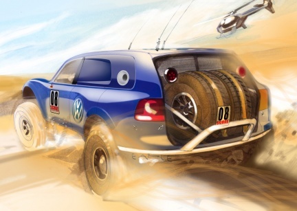 Un VW Touareg pata negra para la Baja 1000