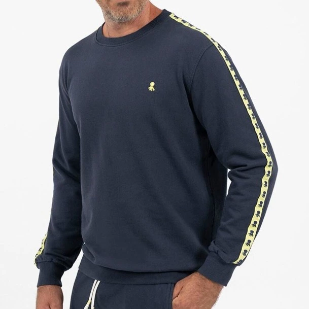 El Pulpo Sudadera de hombre manga larga sin capucha