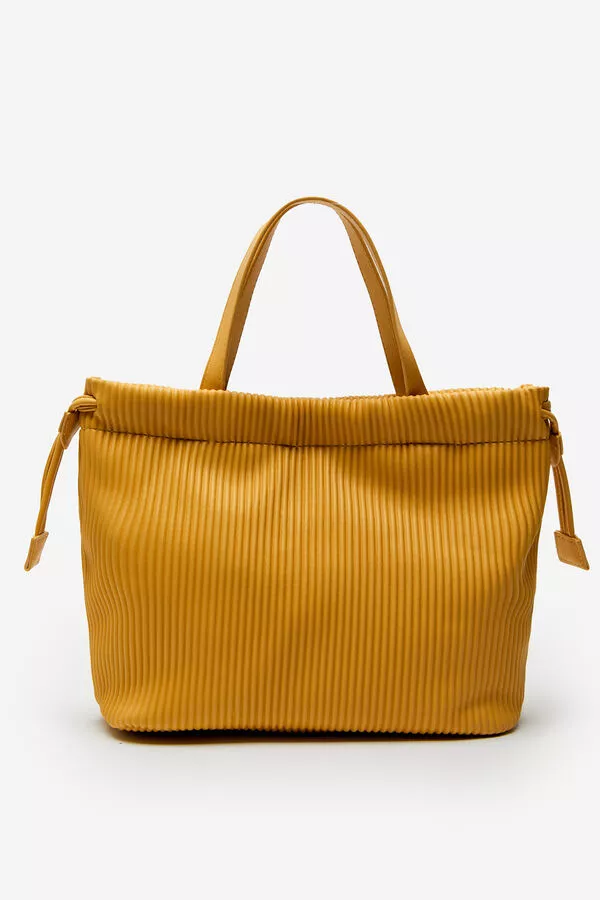 Bolso shopper plisado