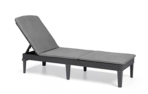 Keter Jaipur-Tumbona de Jardín Plegable