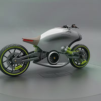 Así podría ser una futura moto de Porsche: eléctrica, con 160 cv y diseñada por un español