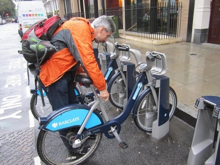 Bicicleta compartida en Londres
