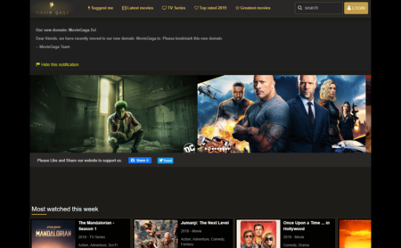 MovieGaga: una web para ver películas y series online sin ningún anuncio o registro de por medio