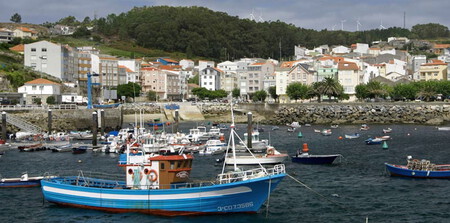 Pueblo Galicia Bonito Desconocido Marinero Tranquilo Escapada