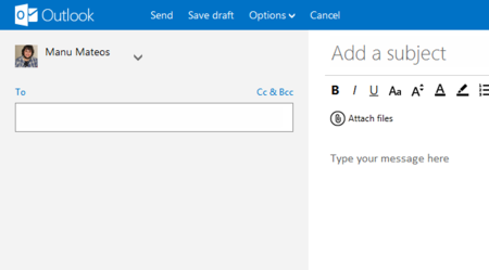 Outlook.com alcanza un millón de cuentas en sus primeras seis horas