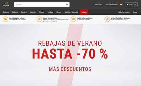 Hasta 70% de descuento en las rebajas de verano de Wiggle en ropa de ciclismo, running, triatlón, accesorios...