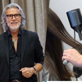 Alberto Cerdán, peluquero: "Cuando termines de secar el cabello en casa, aplica 30 segundos de aire frío con el secador y, después, dos o tres gotas de un aceite de sellado. Es genial para evitar el encrespamiento" 