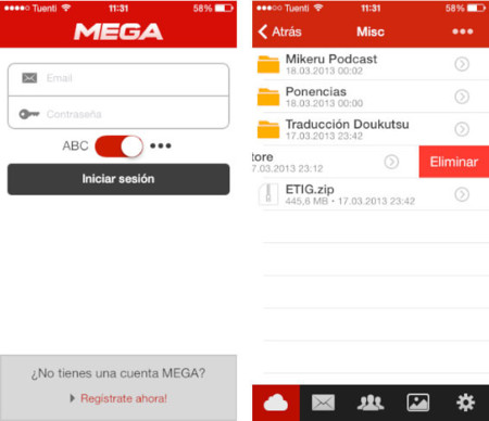 MEGA ya está en iOS