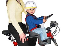 Sillín para pasear en bici con el bebé (y que vea el paisaje)