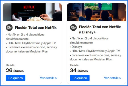 Movistar Ficcion Netflix Mayo