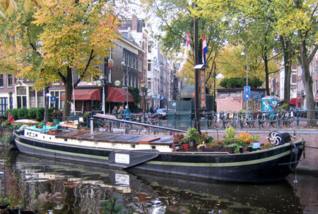 El Museo del barco vivienda en Ámsterdam
