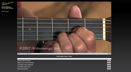 iVideoSongs, aprende a tocar la guitarra por Internet
