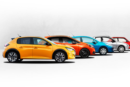 Del Peugeot 205 GTI al Peugeot e-208: así ha crecido y evolucionado el utilitario superventas de la marca del león