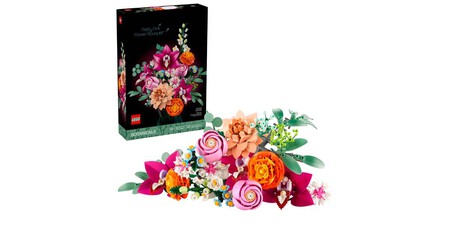 set LEGO ramo de flores fantasía en rosa