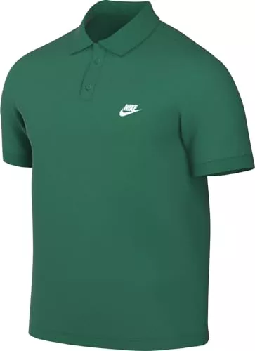 Nike FN3894-365 M NK Club SS Polo Pique Sweatshirt Hombre Malachite/White Tamaño L