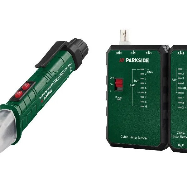 Detector de tensión sin contacto »PKSS A2« / Comprobador de cables de red »PNKT A1«
