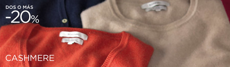 En los 8 días de Oro de El Corte Inglés tenemos 20% de descuento en Cashmere por la compra de 2 o más prendas