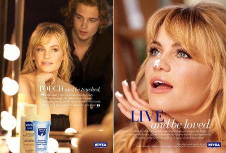 Los mofletes de Duffy usan Nivea