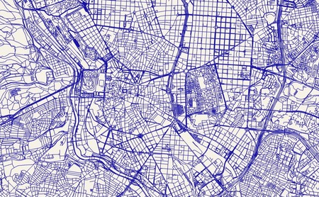Esta web te permite obtener un vistoso mapa con las calles y carreteras de cualquier lugar para usar como quieras