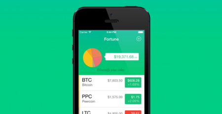 Fortune, controla el valor de tus criptomonedas desde el iPhone