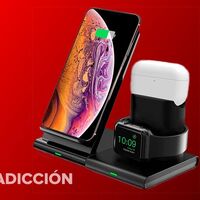 Esta base de carga para el iPhone, los AirPods y el Apple Watch está en oferta flash hoy en Amazon: carga tus dispositivos cómodamente por menos de 20 euros