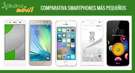 Comparativa iPhone SE con otros smartphones de pequeña pantalla