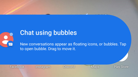 Mensajes de Google estrena las burbujas de chat de Android 11 Beta