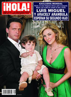 Luis Miguel espera su segundo hijo