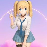 Parece un personaje de Genshin Impact, pero es una nueva IA de Elon Musk: si la subes de nivel, puede bailar como toda una waifu 