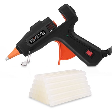 Cupón de descuento de 2 euros en la pistola de pegamento termofusible Tacklife GGO20AC: aplicándolo cuesta 5,99 euros en Amazon