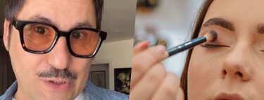 David Francés, maquillador: "Para levantar el párpado cogemos el color más oscuro de la paleta y lo aplicamos en la cuenca. De esta manera, vamos a observar cómo el ojo empieza a subir" 